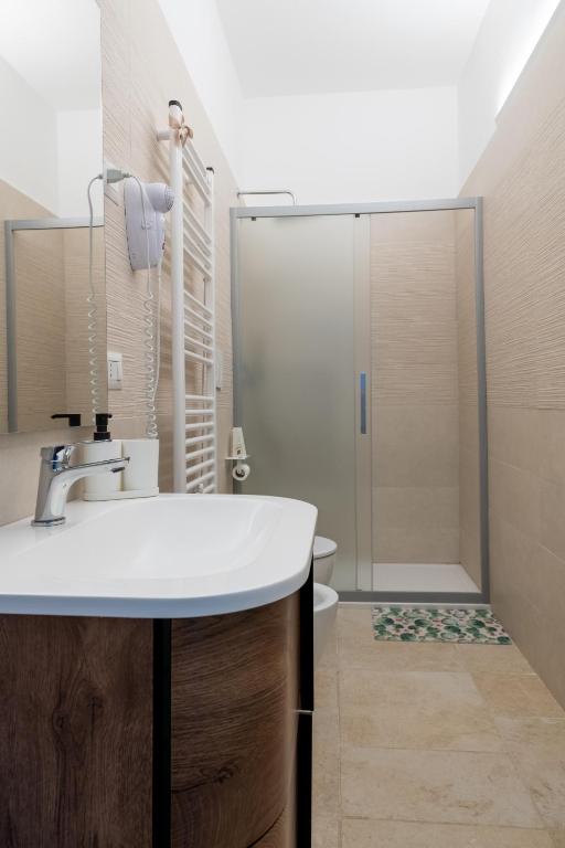 Koupelna v ubytování Riva Vieste Suites