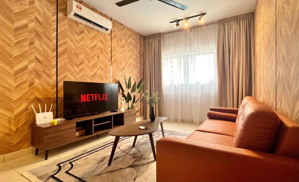 Televisor o centre d'entreteniment de Alanis Suite With Netflix @ KLIA Sepang