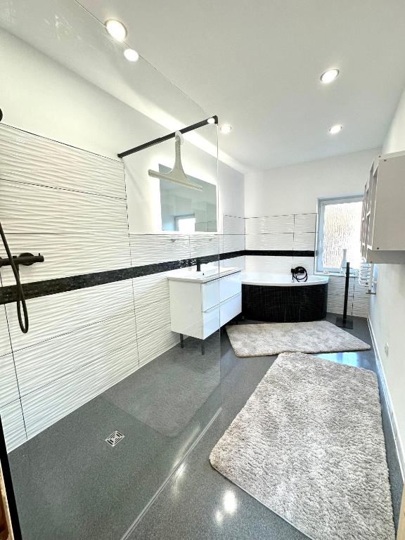 Kuchyň nebo kuchyňský kout v ubytování Ferienwohnung zur Hohe Str