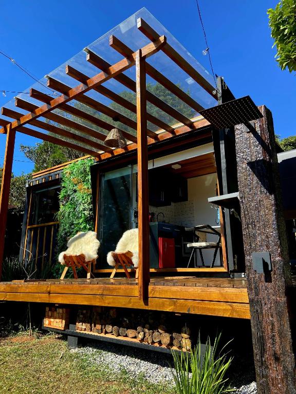 Zahrada ubytování T24 Tinyhouse Container