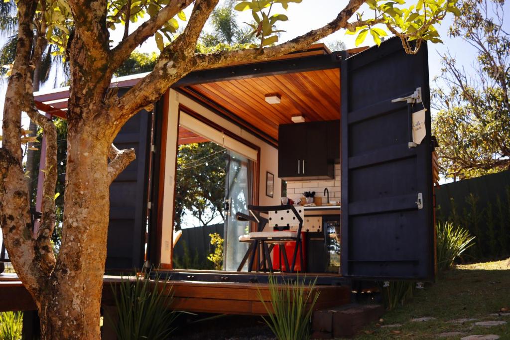 Zahrada ubytování T24 Tinyhouse Container