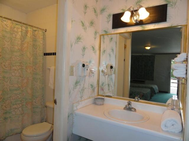 Koupelna v ubytování Hotel Perichi's