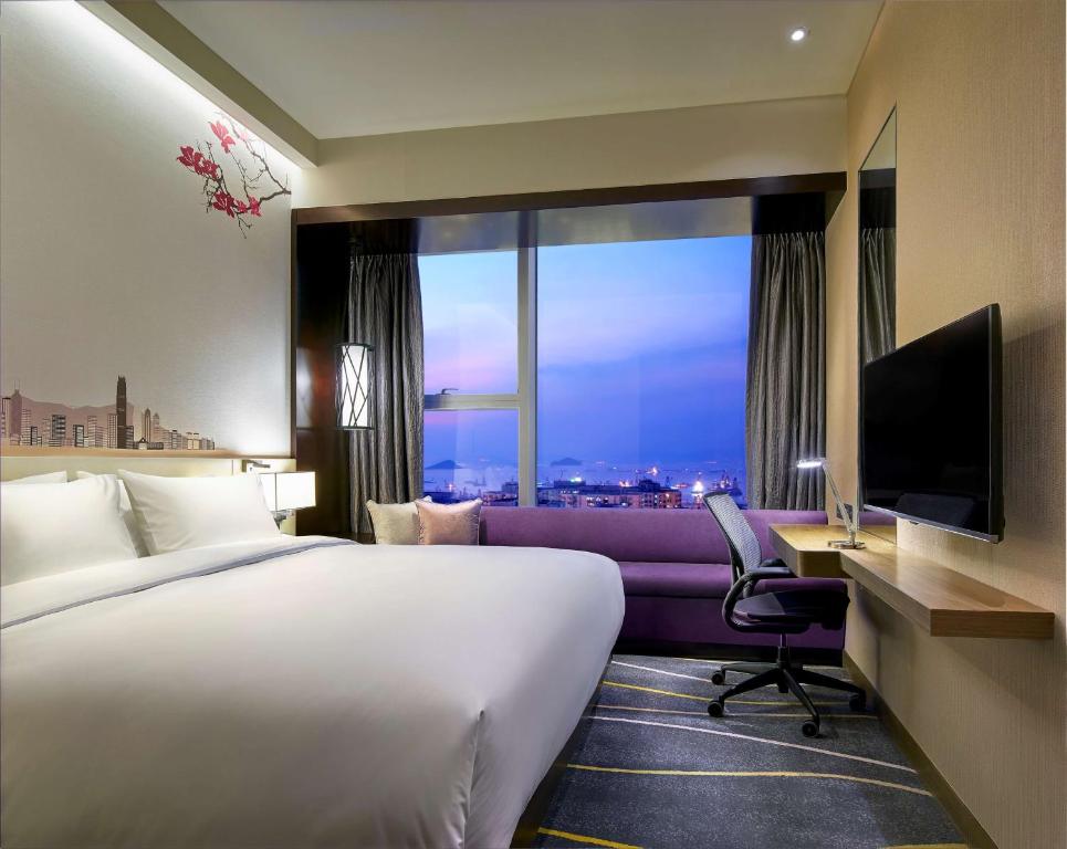 TV o dispositivi per l'intrattenimento presso Hilton Garden Inn Hong Kong Mongkok