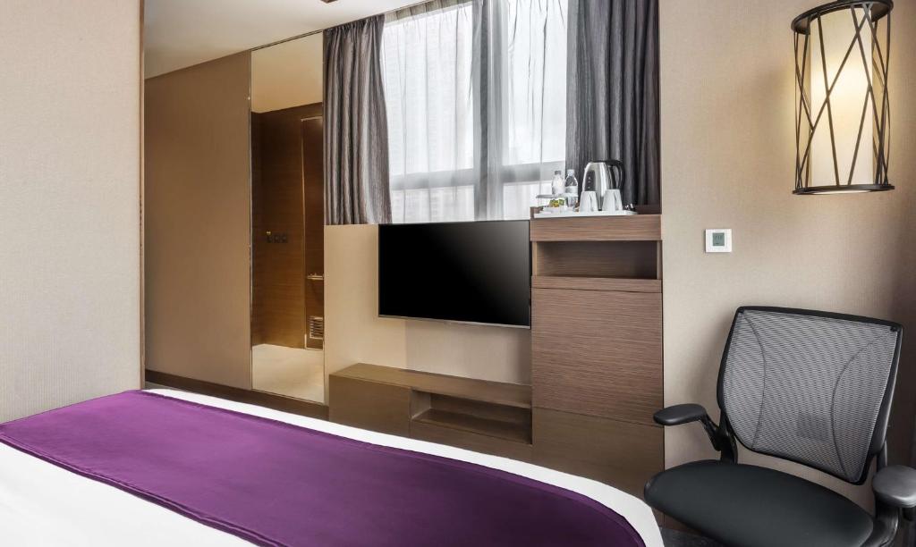 TV o dispositivi per l'intrattenimento presso Hilton Garden Inn Hong Kong Mongkok