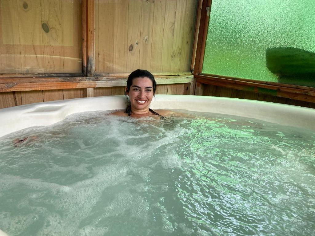 Hosté ubytování Suite con DESAYUNO SOLO PARA DOS Ó Cabañas familiares Los PINARES DEL MAR -Pet friendly