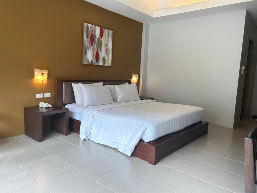 Postel nebo postele na pokoji v ubytování Aonang Eco Inn Krabi