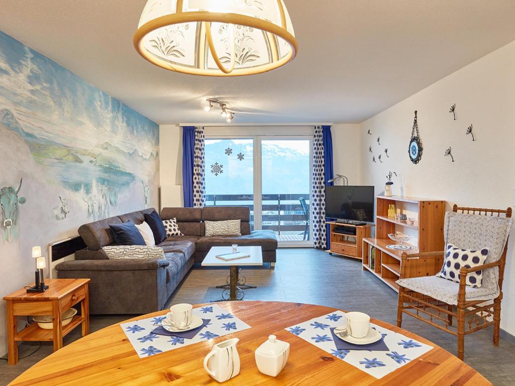 Posezení v ubytování Elfe-Apartments FerienMietWohnungen
