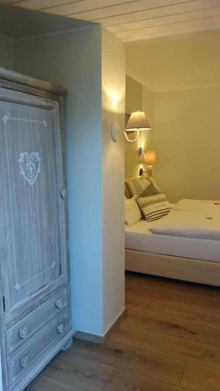 Postel nebo postele na pokoji v ubytování Hotel Villa Verde