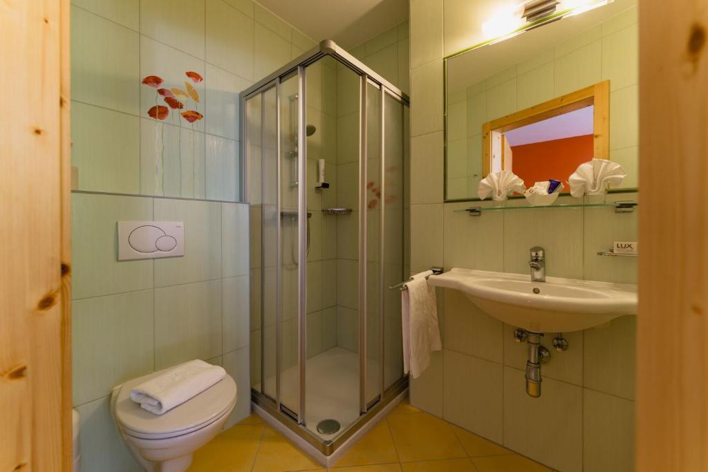 Koupelna v ubytování Hartweger's Hotel