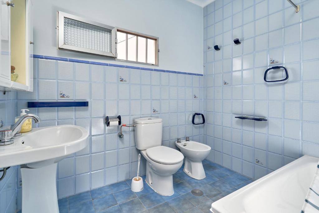 Koupelna v ubytování Casa Rafalita