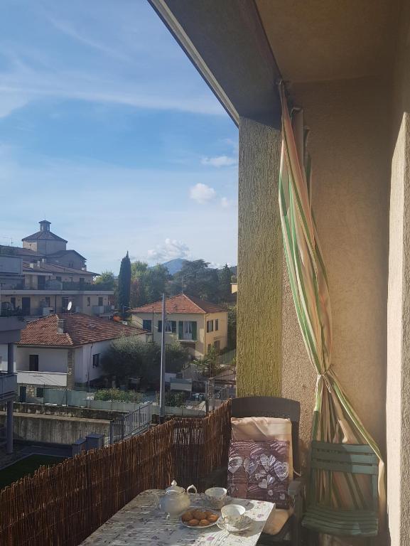Balkón nebo terasa v ubytování Dacia di Bergamo
