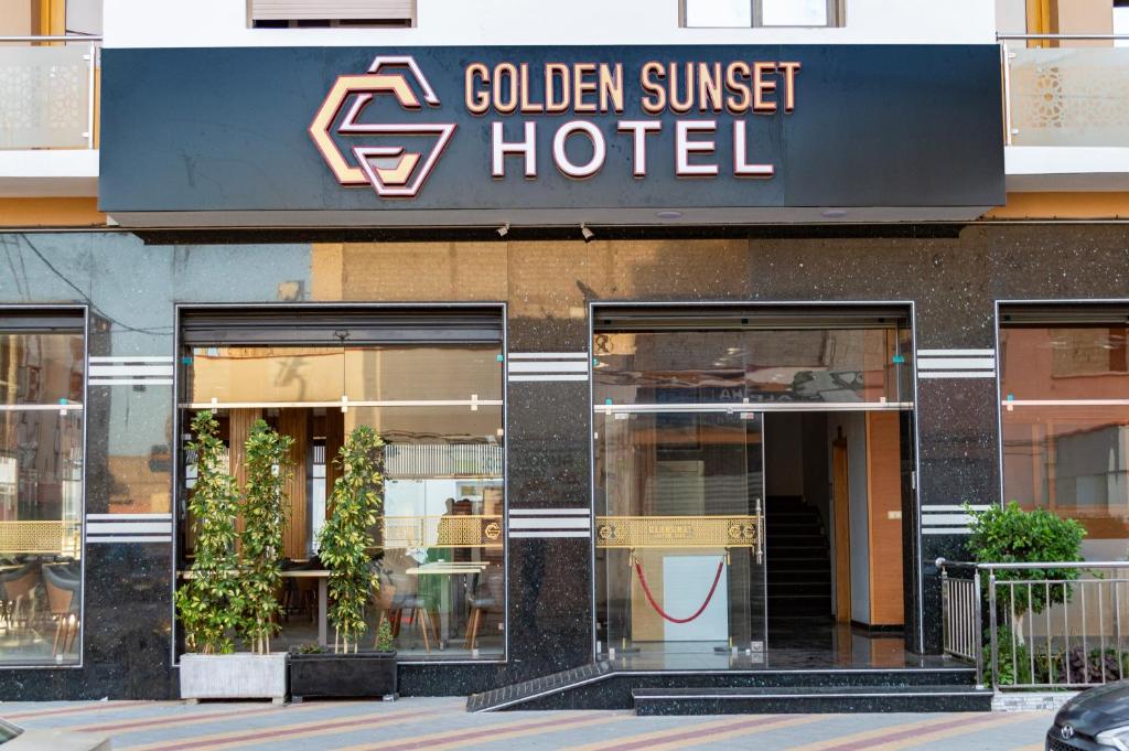 a store front of a golden sunset hotel at Hotel Golden Sunset Dakhla in Dakhla