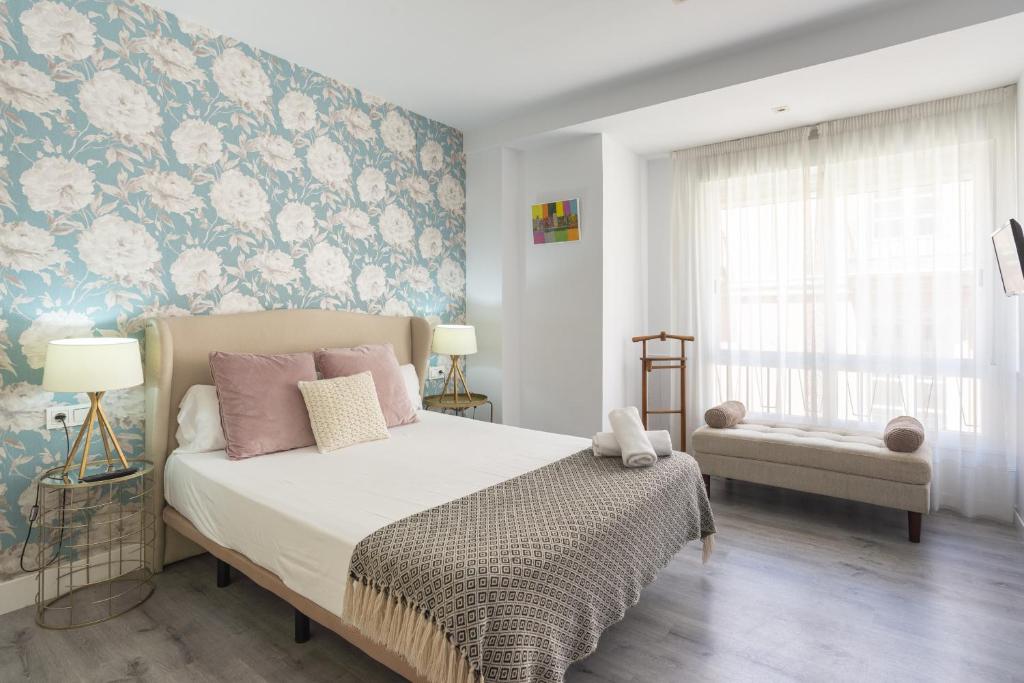 Voodi või voodid majutusasutuse Soho Premium 4 bedrooms Apartment toas