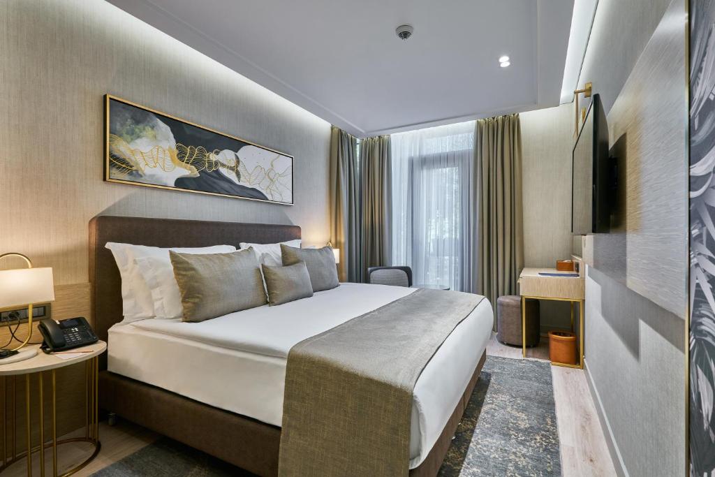 Postel nebo postele na pokoji v ubytování Rayelin Hotel Istanbul Old City