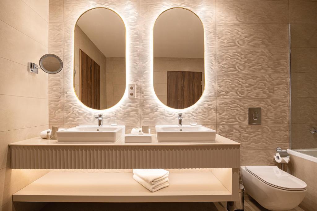 Koupelna v ubytování Hotel Gerardus