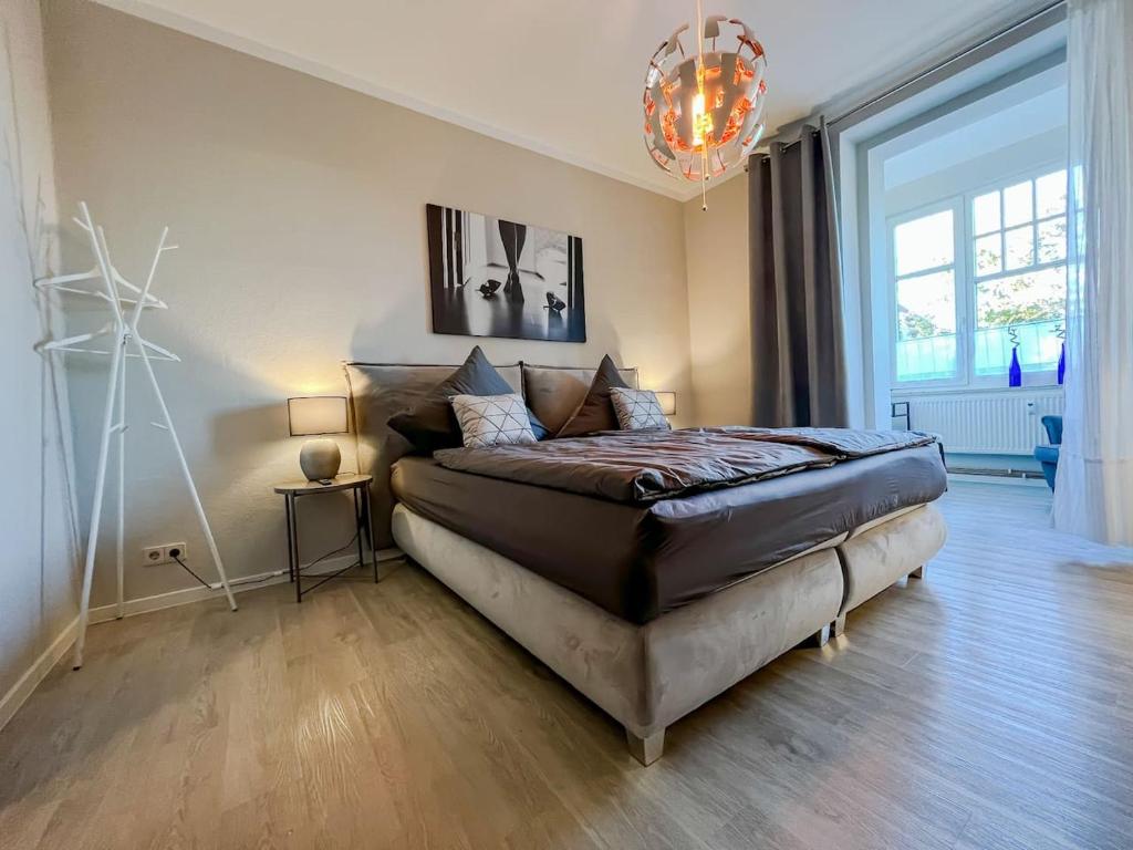 Posezení v ubytování Weimar 3-Raum Appartement