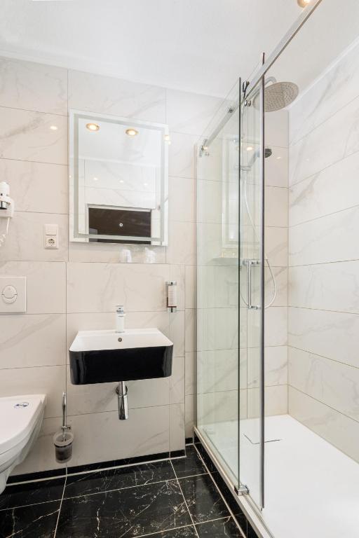 Koupelna v ubytování Hotel Augusta Am Kurfürstendamm