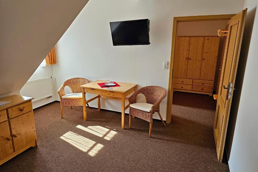 Posezení v ubytování Horský Hotel Sněženka