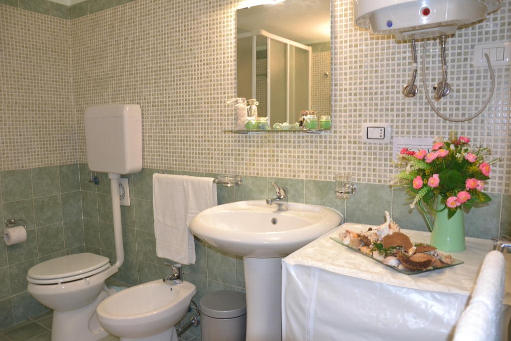 Kúpeľňa v ubytovaní Quattro Canti Valù