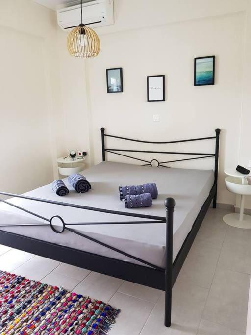 Posteľ alebo postele v izbe v ubytovaní Orange Apartment