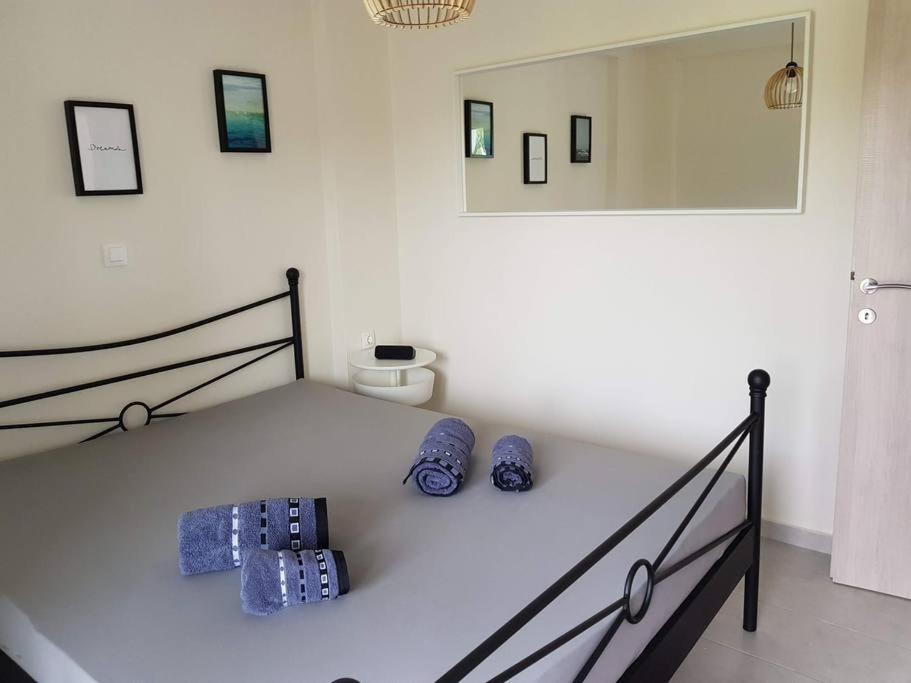 Posteľ alebo postele v izbe v ubytovaní Orange Apartment