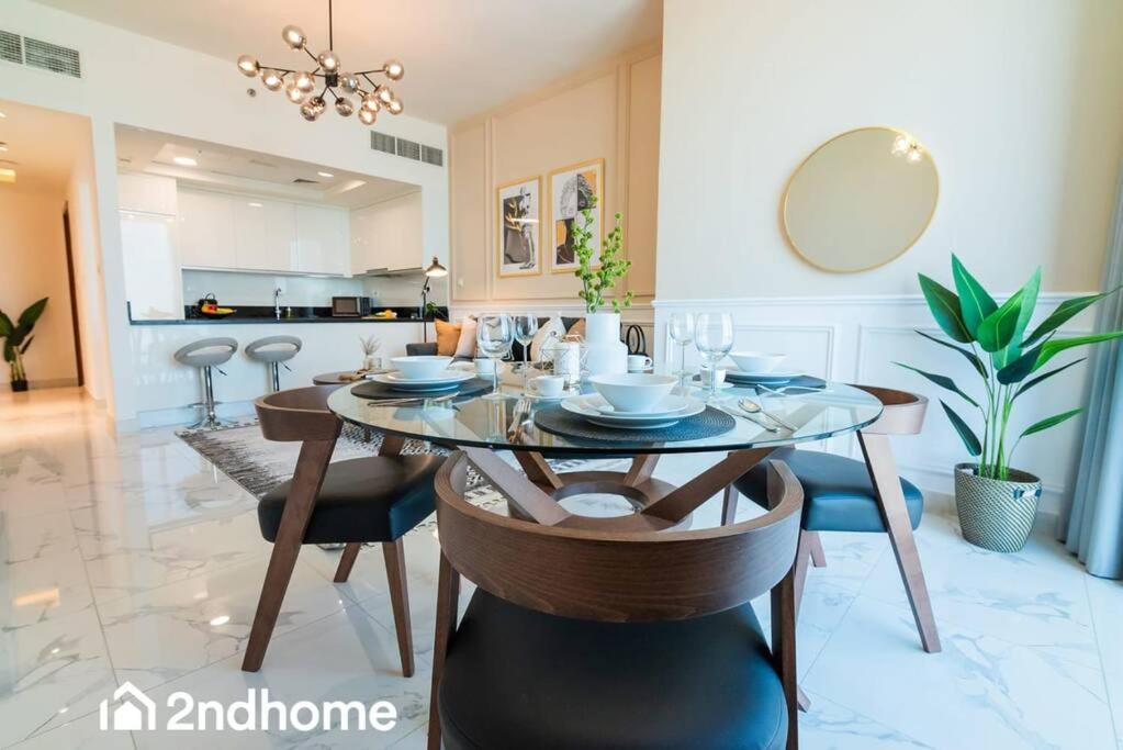 Posezení v ubytování 2ndHome - Amna Tower, Al Habtoor City