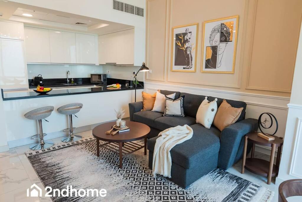 Posezení v ubytování 2ndHome - Amna Tower, Al Habtoor City