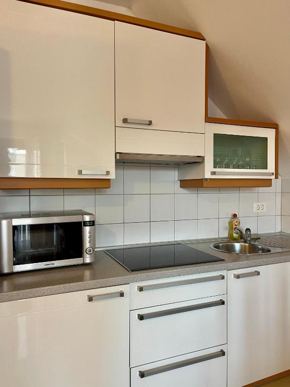 Kuchyň nebo kuchyňský kout v ubytování Aparthotel Gaja