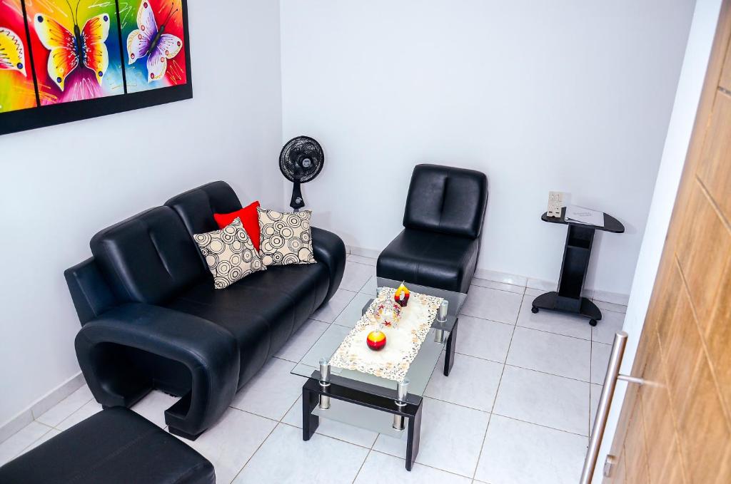 Posezení v ubytování Hermosa casa en Costa de Oro