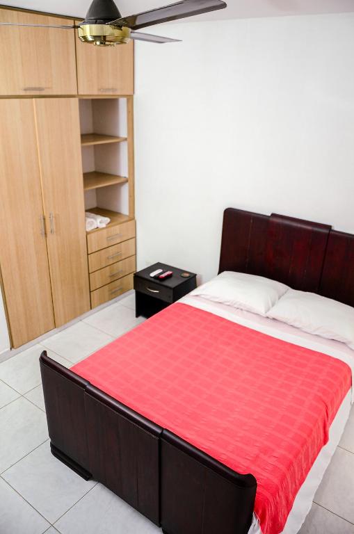 Postel nebo postele na pokoji v ubytování Hermosa casa en Costa de Oro