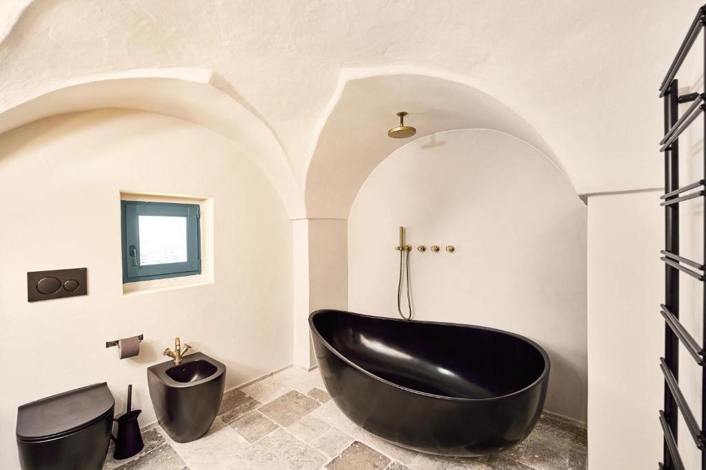 Koupelna v ubytování Bambarone La Masseria