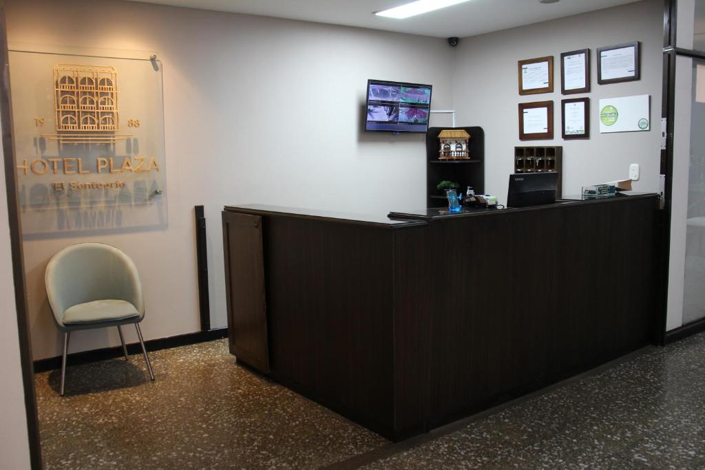 Vstupní hala nebo recepce v ubytování Hotel Plaza El Santuario