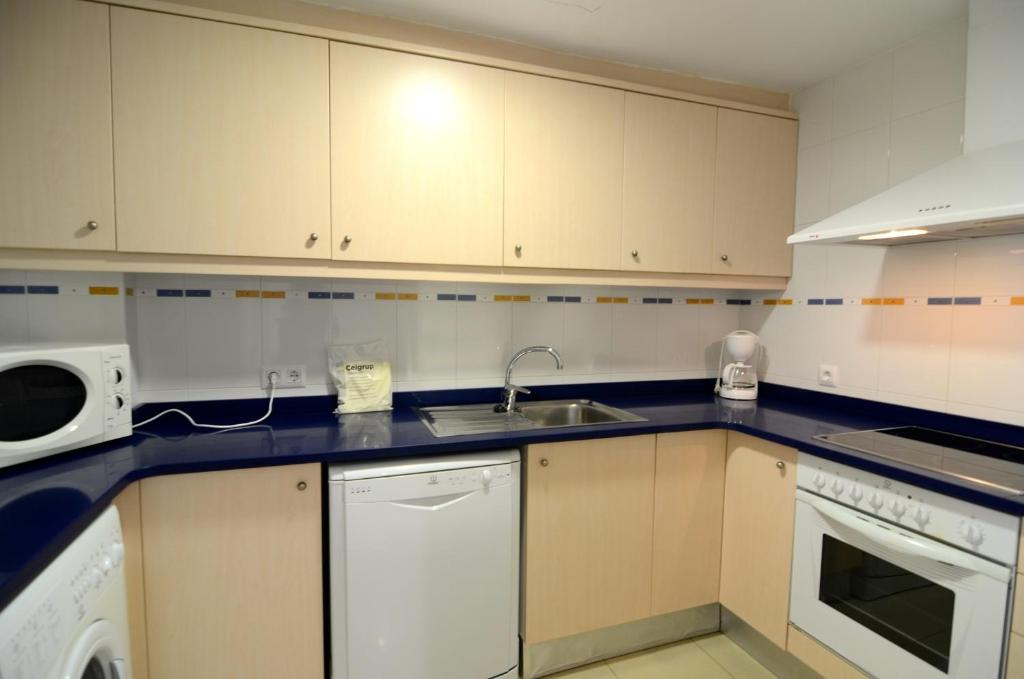 Kuchyňa alebo kuchynka v ubytovaní Mestral - apartamentos céntricos