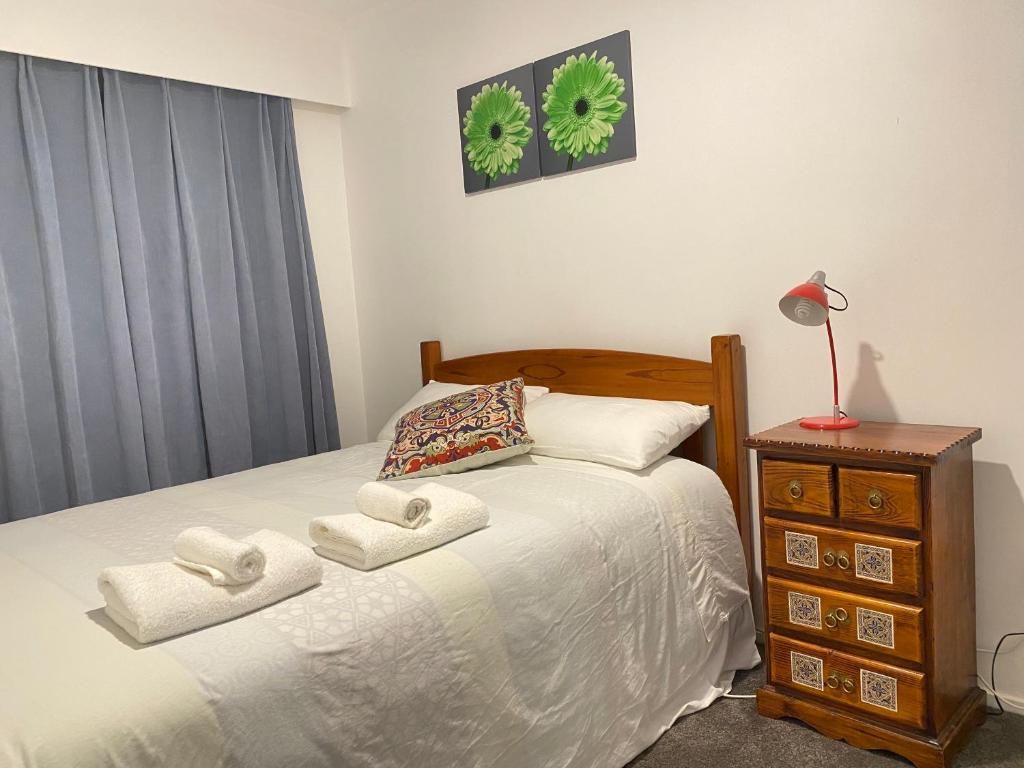 Postel nebo postele na pokoji v ubytování Ali Motel