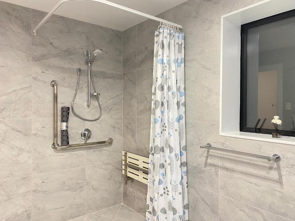 Koupelna v ubytování Ali Motel