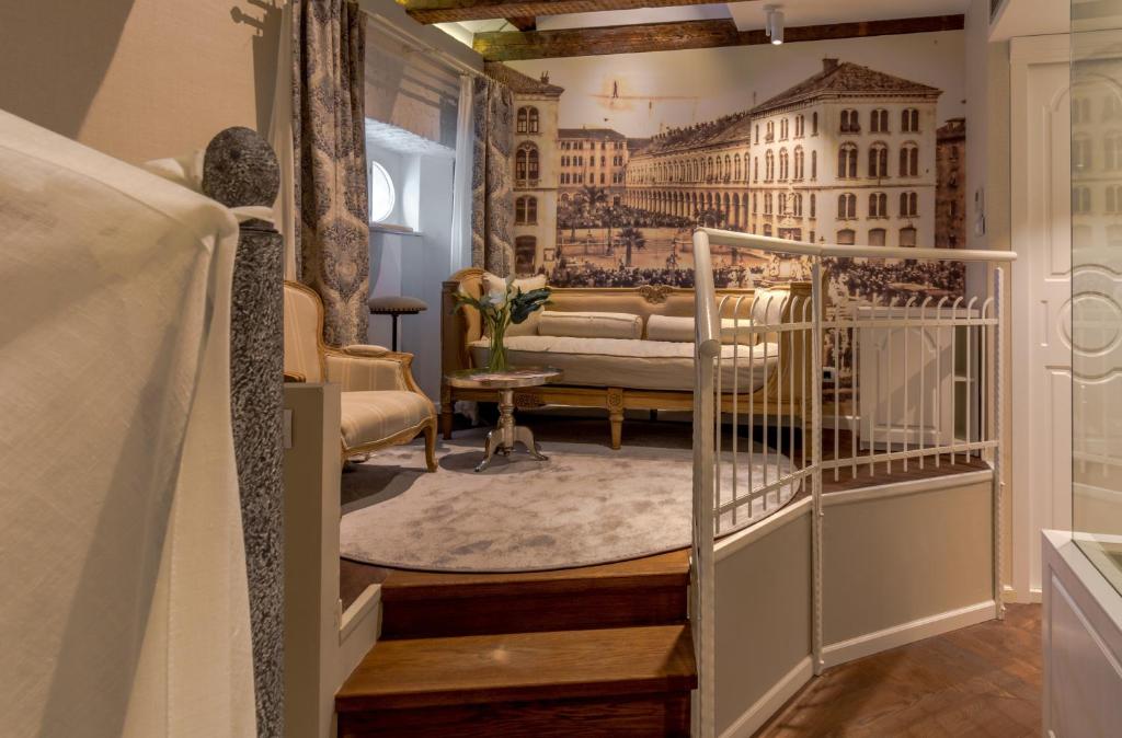 Posezení v ubytování Procurator 7 Luxury Rooms