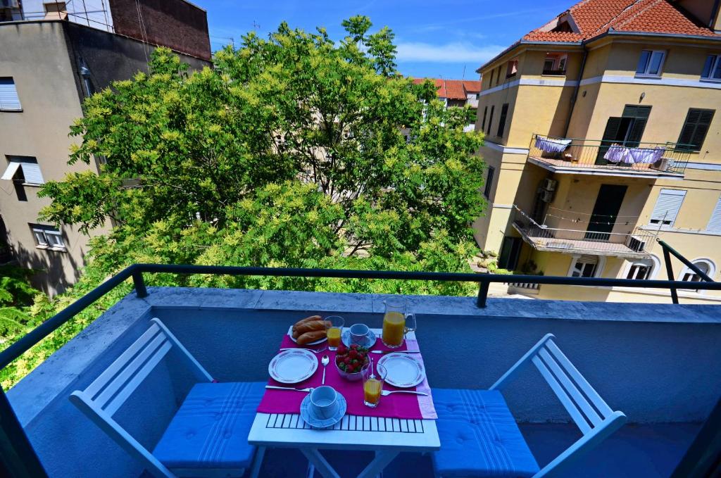 Balkón nebo terasa v ubytování Guest house Levanda