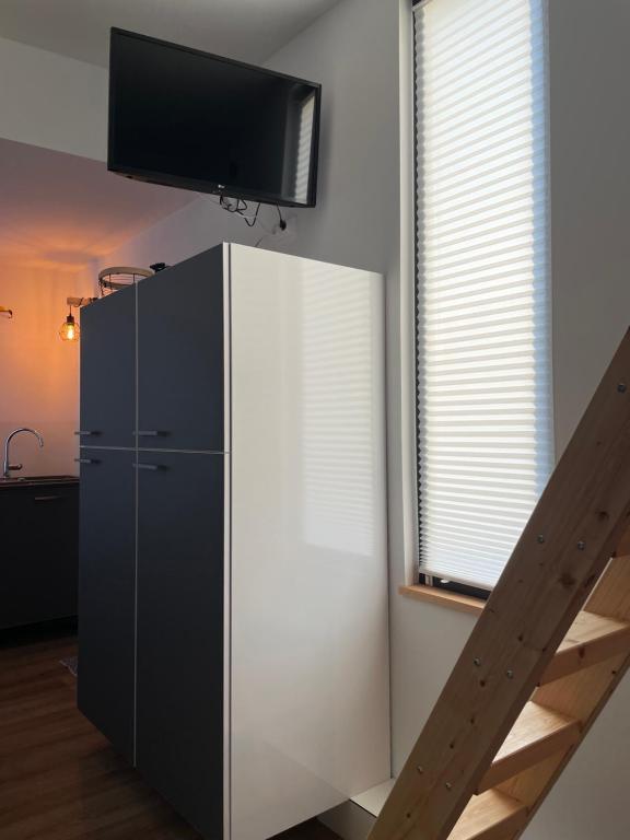 TV a/nebo společenská místnost v ubytování Tiny House im Spreewald - Lübbenau