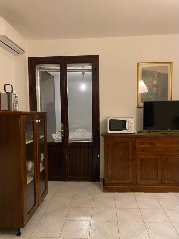 TV a/nebo společenská místnost v ubytování Casa Olea