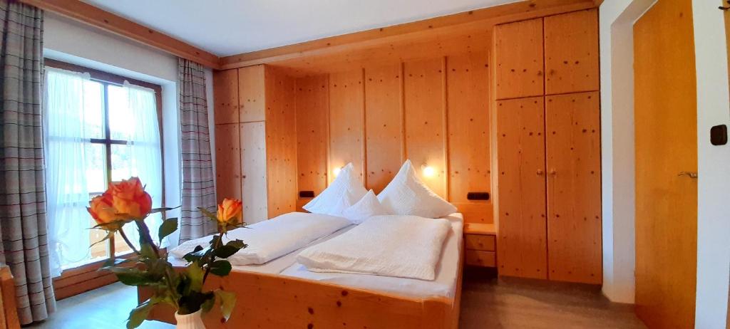 Postel nebo postele na pokoji v ubytování Knapphof