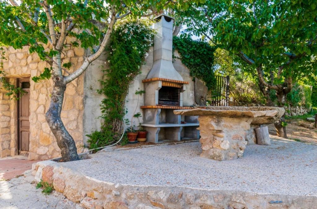 Jardín al aire libre en Complejo Rural Las Palomas