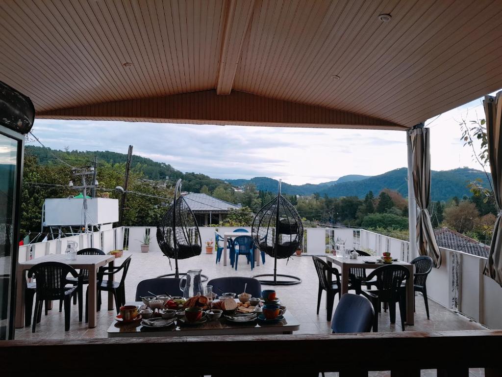 Nespecifikovaný výhled na hory nebo výhled na hory při pohledu z bed and breakfast