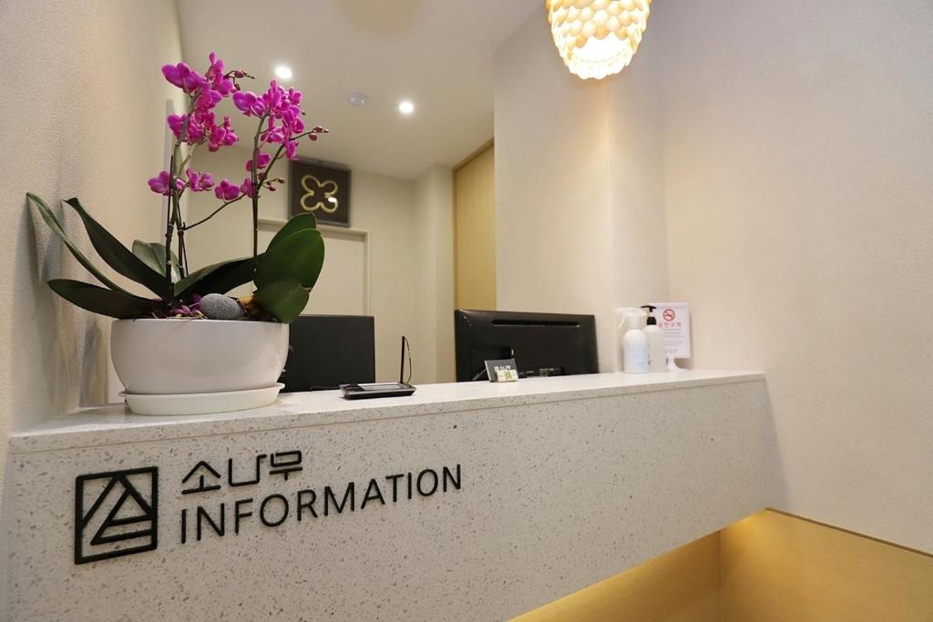 Vstupní hala nebo recepce v ubytování Chuncheon Pine Tree Hotel