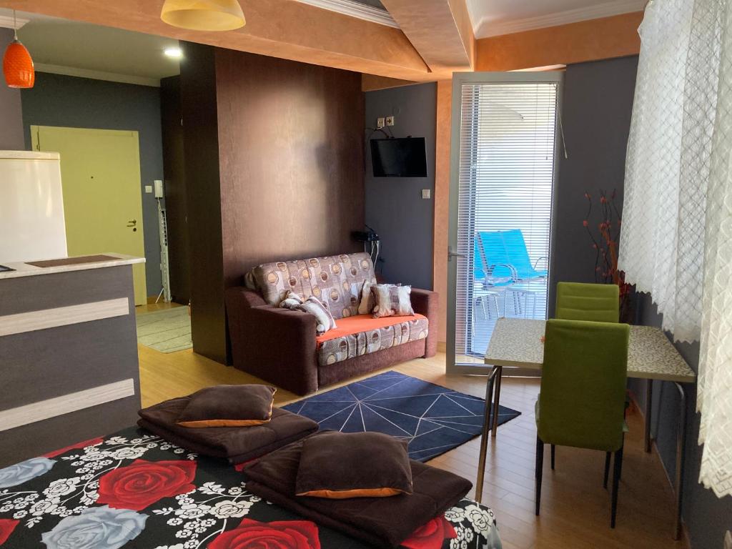 Posezení v ubytování Apartman Aischa