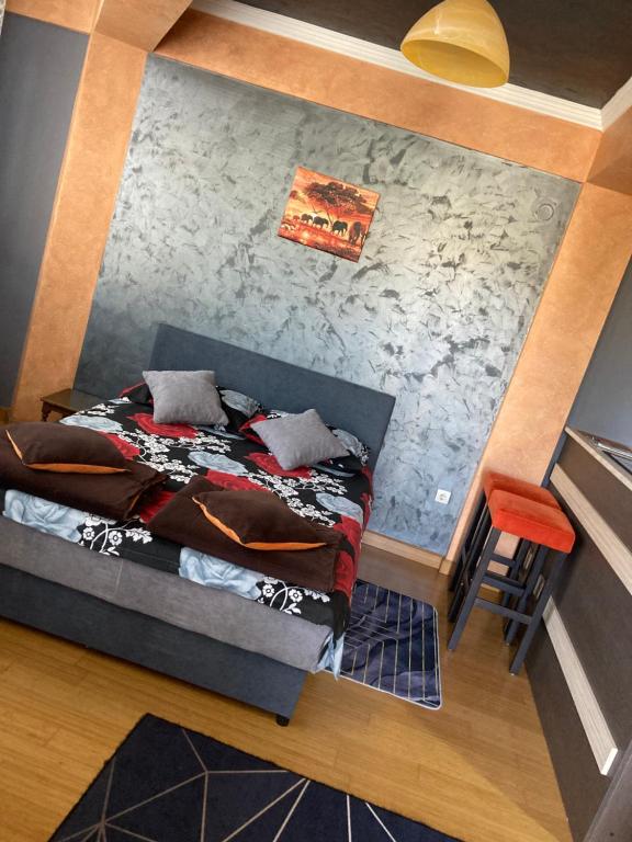 Postel nebo postele na pokoji v ubytování Apartman Aischa
