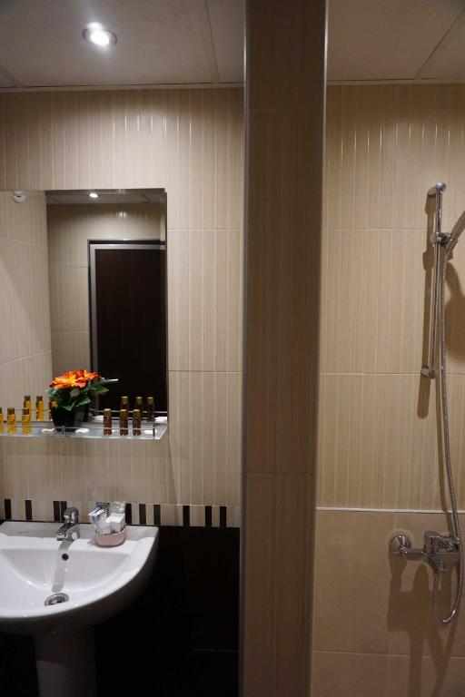 Koupelna v ubytování Hotel Ihtiman