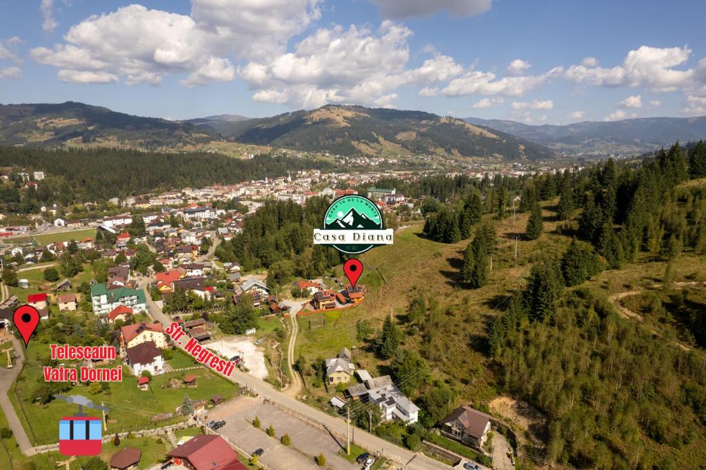 Peisaj natural din apropierea acestei vile