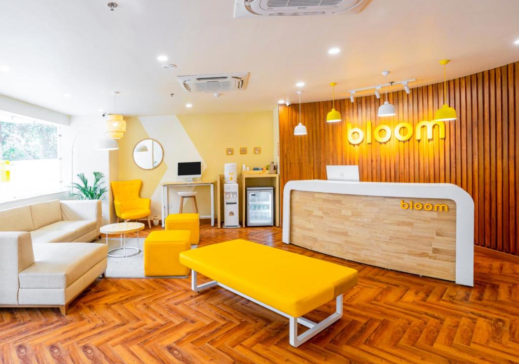 TV a/nebo společenská místnost v ubytování Bloom Hotel - Sector 19
