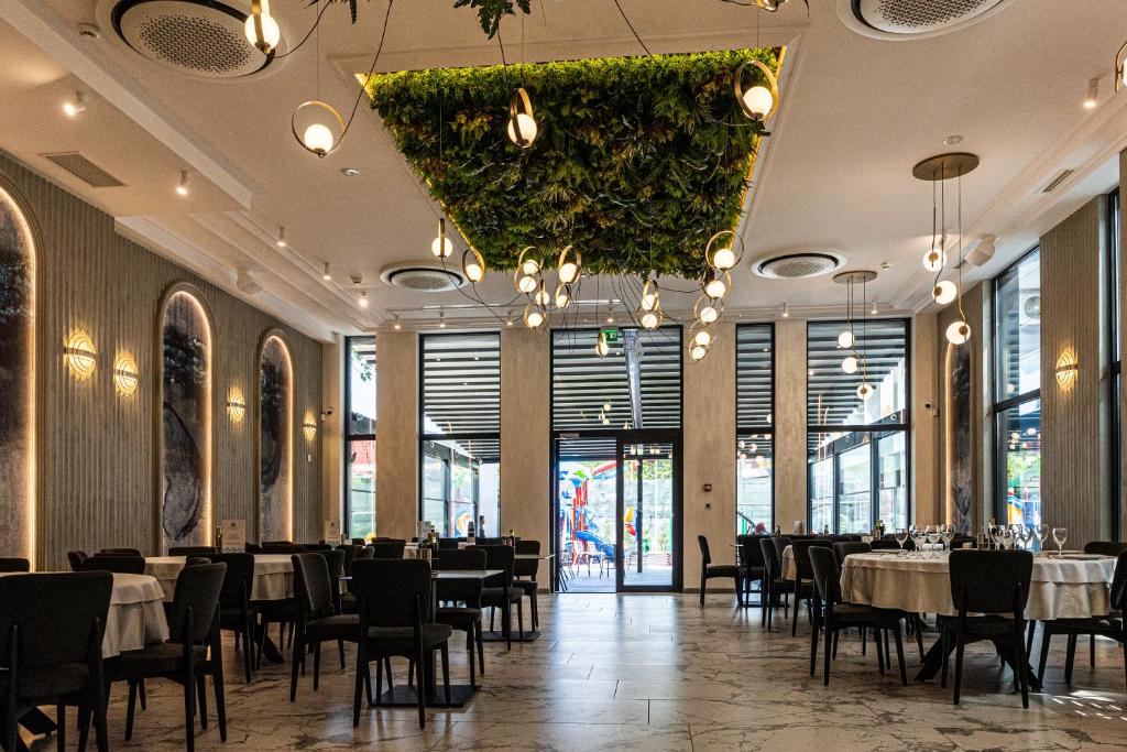 Restoran või mõni muu söögikoht majutusasutuses HOTEL DUNĂREA