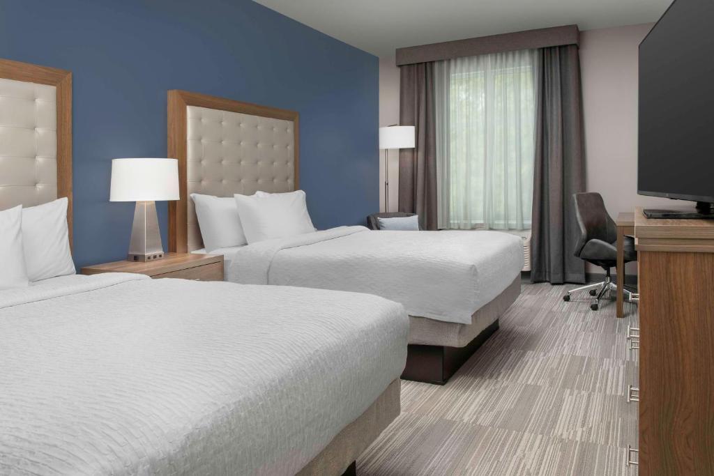 Homewood Suites By Hilton Greenville, NC - Suite Queen De Un Dormitorio Con Dos Camas Queen